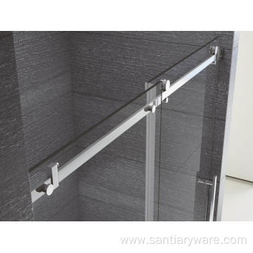 frameless single sliding door